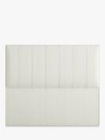 Vispring Ophelia Full Depth Upholstered Headboard, Double, Chess Cream