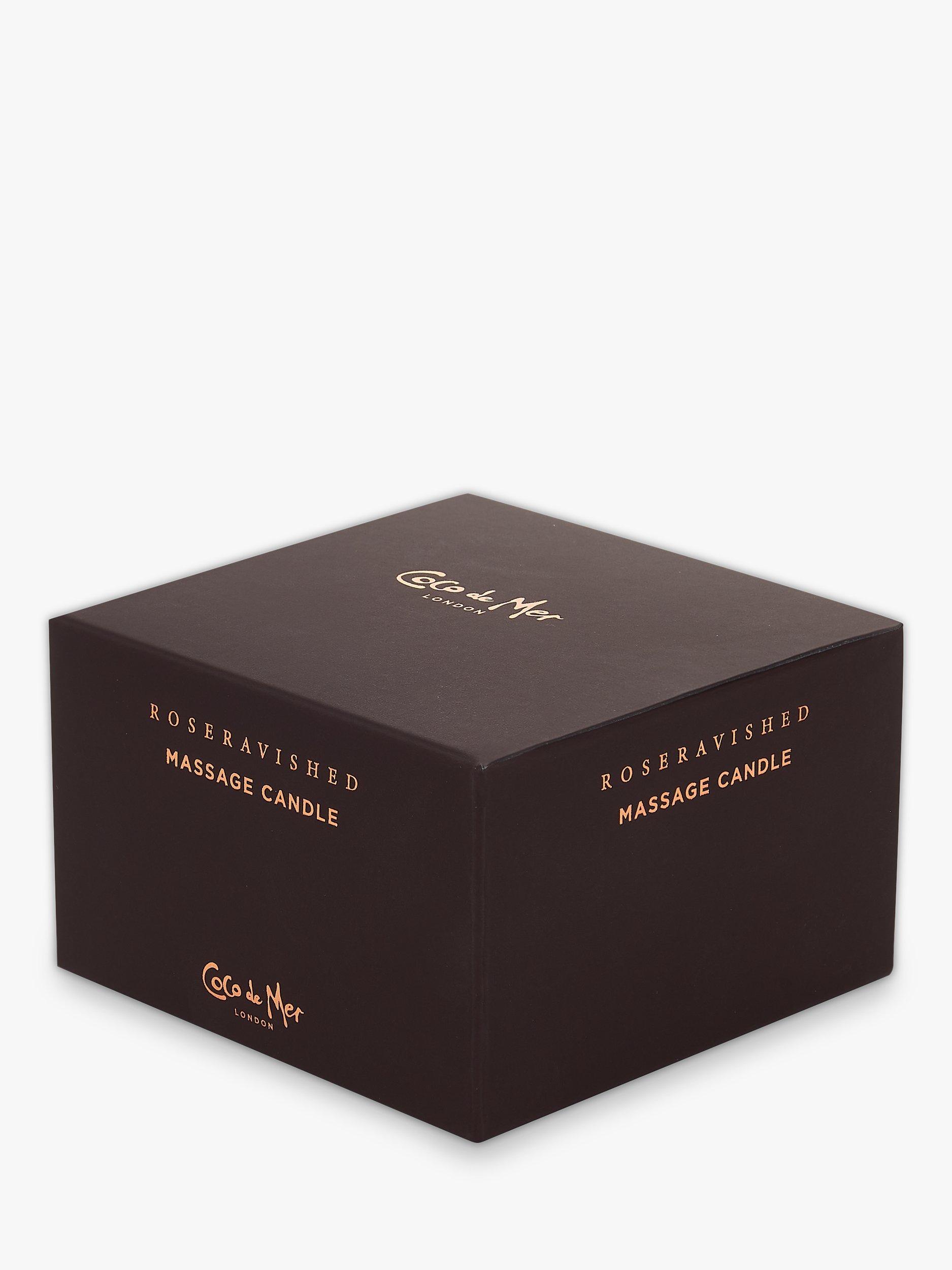 Product image 2 of 4, which shows Coco de Mer Rose and Sandalwood Massage Candle