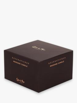 Coco de Mer Rose and Sandalwood Massage Candle - view 2, Clear