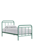 John Lewis Dorm Metal Bed Frame, Single, Agave Green