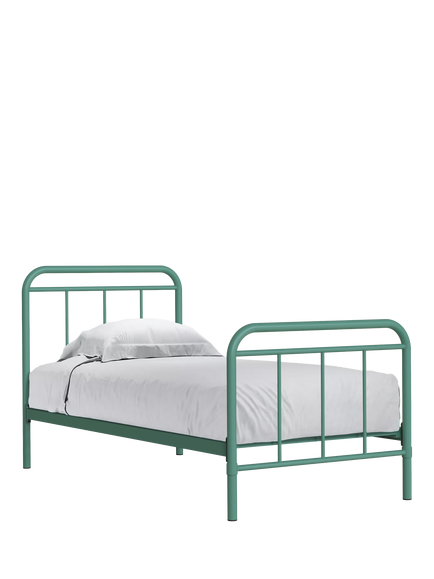 John Lewis Dorm Metal Bed Frame, Single, Agave Green