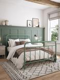 John Lewis Dorm Metal Bed Frame, Double, Agave Green