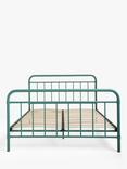 John Lewis Dorm Metal Bed Frame, King Size, Agave Green