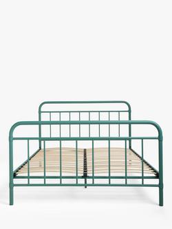 John Lewis Dorm Metal Bed Frame, King Size - view 2, Agave Green