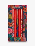 Liberty London Floral Everyday Pen Set, Set of 3, Multi