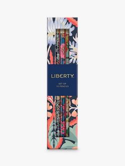 Liberty London Floral Pencil Set, Set of 10, Multi - view 2, Multi