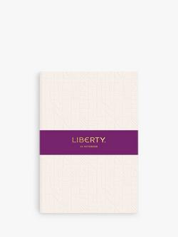 Liberty London A5 Tudor Embossed Notebook, Cream