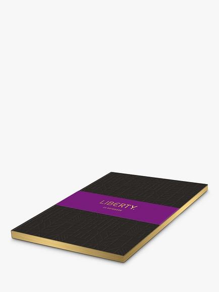 Liberty London A5 Tudor Embossed Notebook - view 2, Black