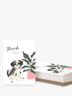 Caroline Gardner Dog Thank You Cards, Pack of 10, Multi, Multi