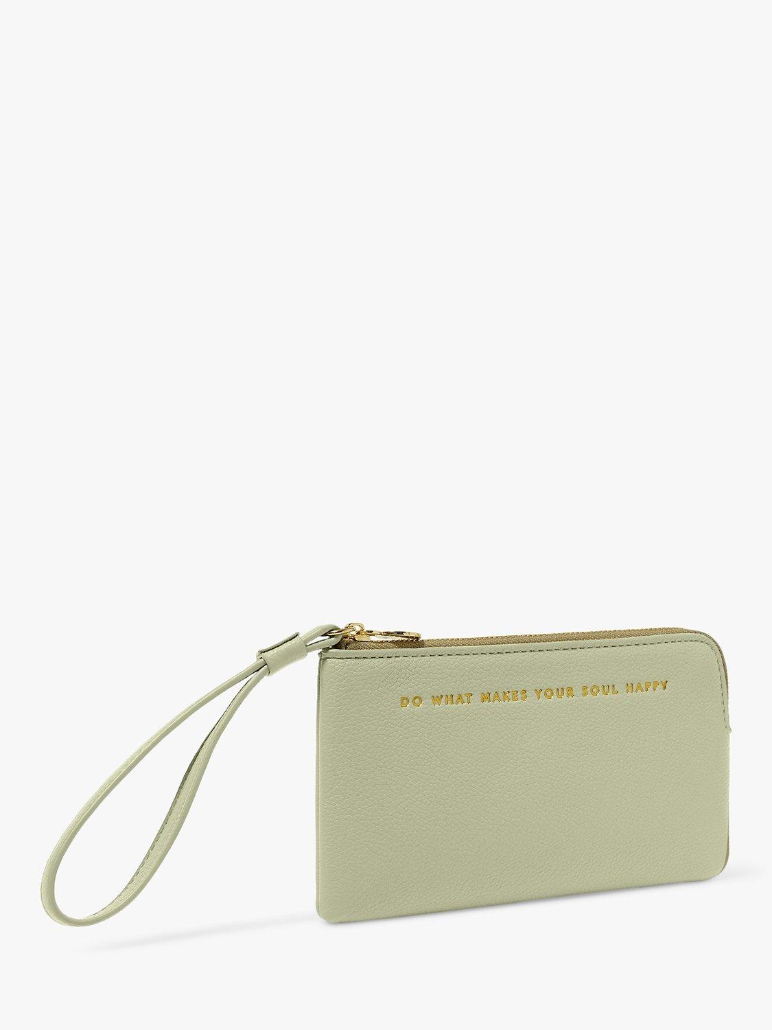 Katie Loxton Happy Soul Wrist Pouch, Sage