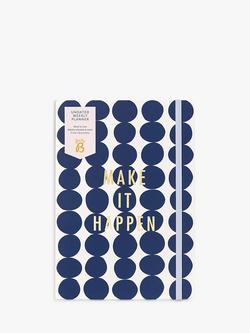 Busy B A5 Undated Planner, Baby Blue, Blue