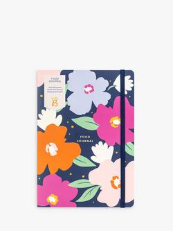 Busy B A5 Floral Food Journal, Multi, Multi