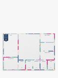 Busy B A3 Flowers Desk Pad Planner, Multi