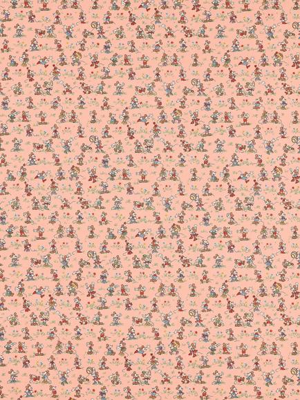 Disney Home x Sanderson Mickey & Minnie Made to Measure Curtains or Roman Blind, Blancmange, Blancmange