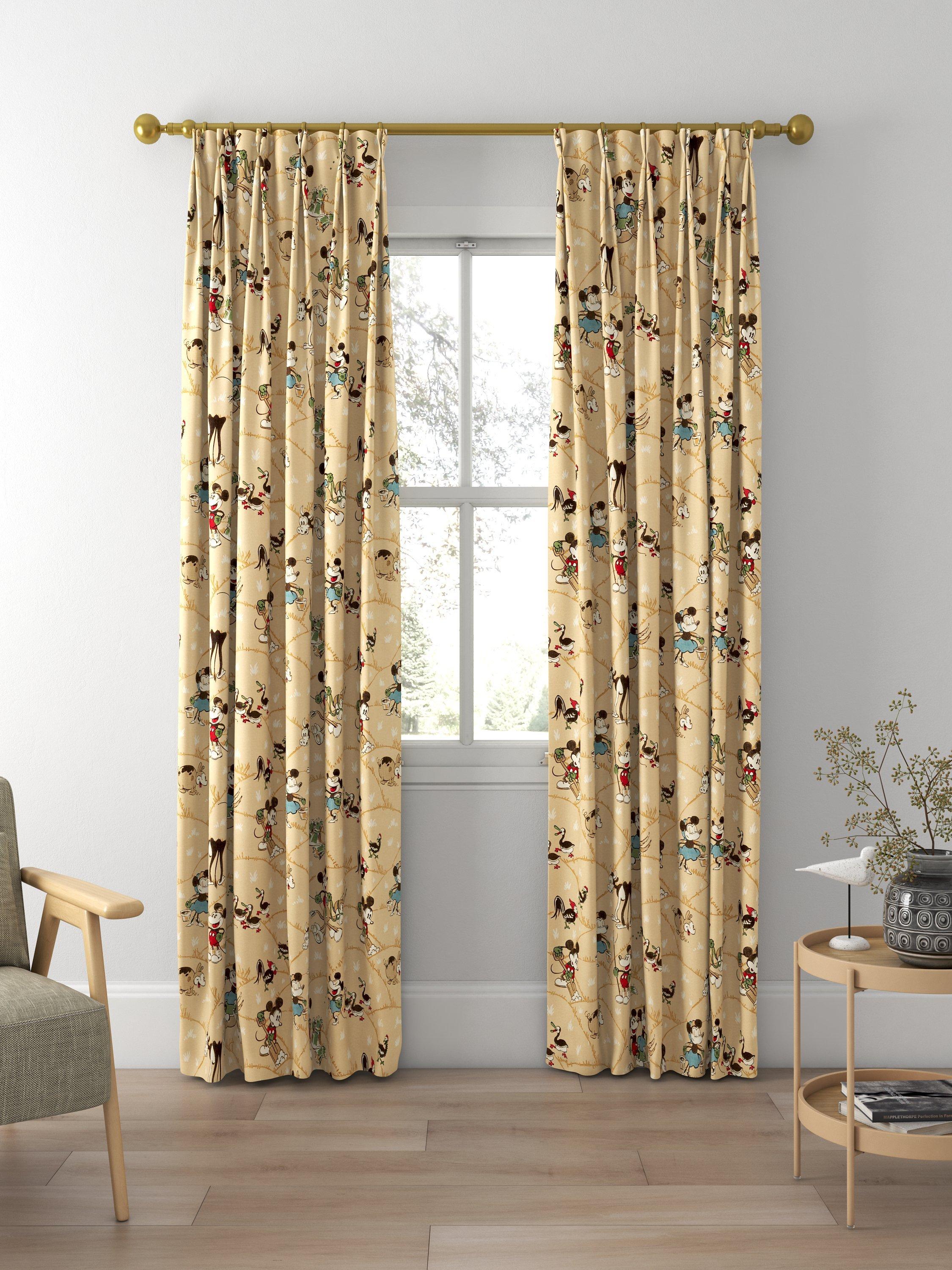 Disney Home x Sanderson Mickey & Minnie Made to Measure Curtains