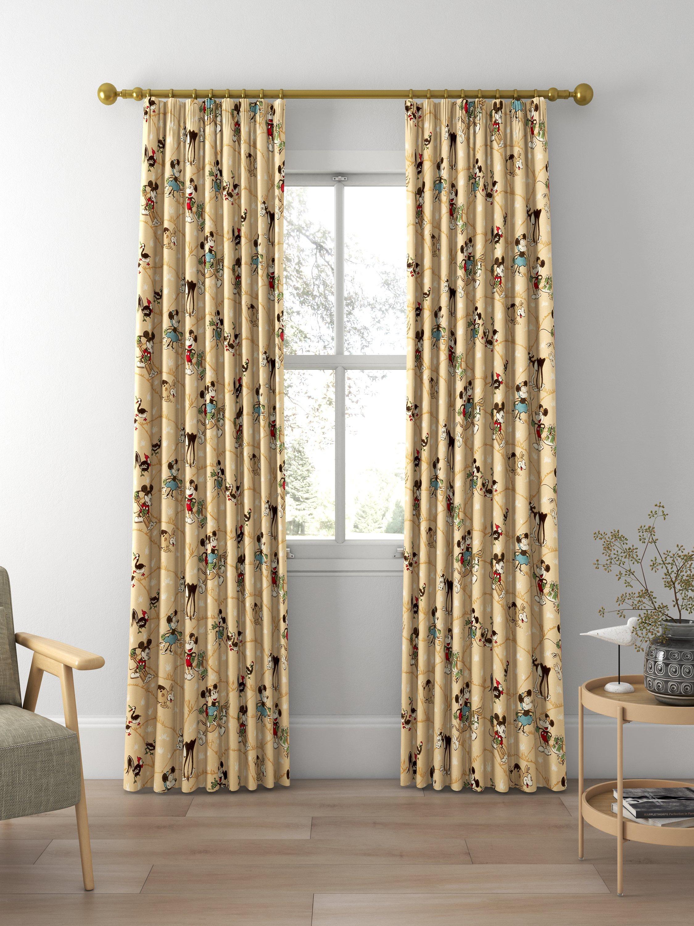 Disney Home x Sanderson Mickey & Minnie Made to Measure Curtains