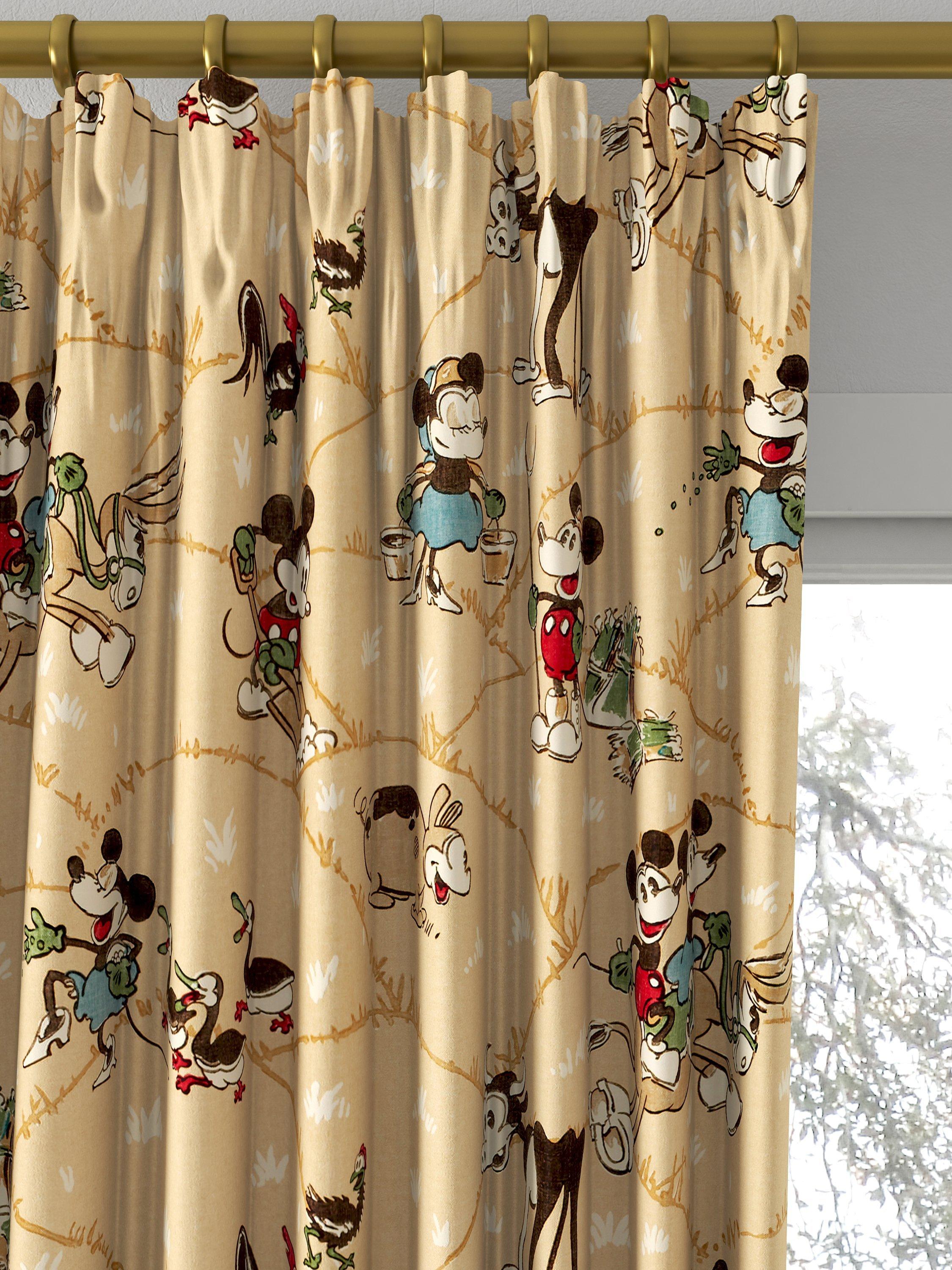 Disney Home x Sanderson Mickey & Minnie Made to Measure Curtains