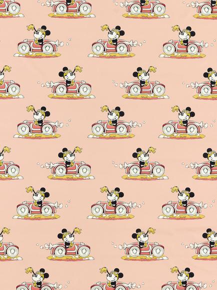 Disney Home x Sanderson Minnie Made to Measure Curtains or Roman Blind, Candy Floss, Candy Floss