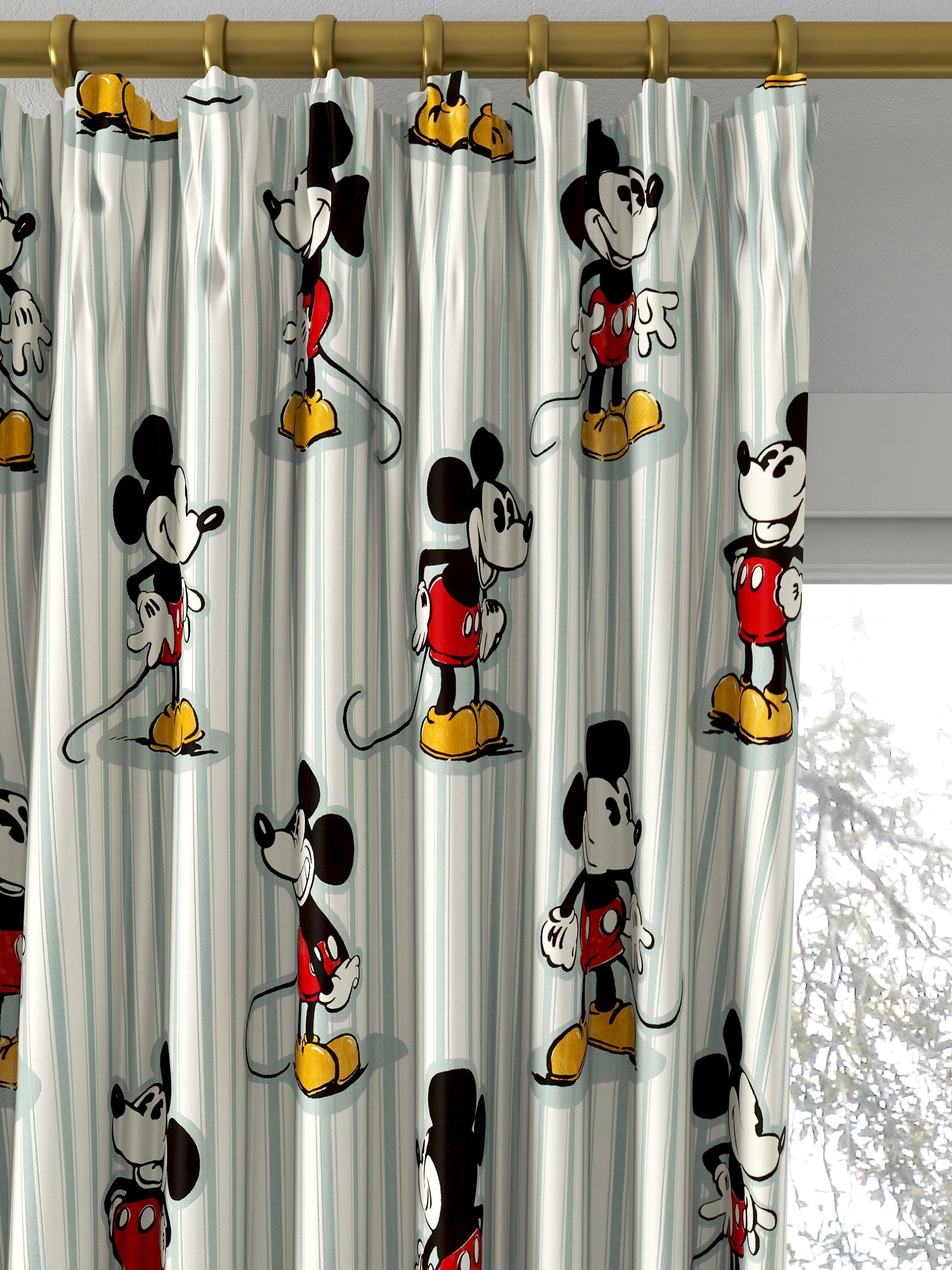 Mickey Mouse Color Block Pole-Top Drapery Set Pair 80 newest