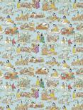 Disney Home x Sanderson Snow White Made to Measure Curtains or Roman Blind, Blue