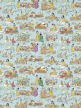 Sanderson Snow White Made to Measure Curtains or Roman Blind, Blue