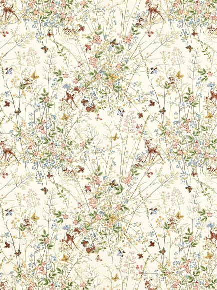 Disney Home x Sanderson Bambi Made to Measure Curtains or Roman Blind, Sugared Almonds, Sugared Almonds