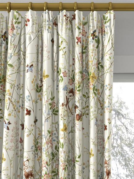 Disney Home x Sanderson Bambi Made to Measure Curtains or Roman Blind, Sugared Almonds - view 2, Sugared Almonds