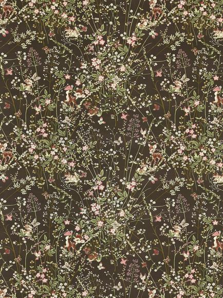 Disney Home x Sanderson Bambi Made to Measure Curtains or Roman Blind, Chocolate, Chocolate