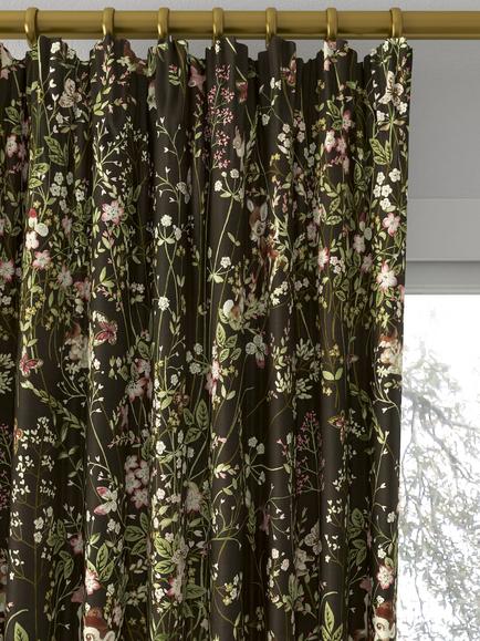 Disney Home x Sanderson Bambi Made to Measure Curtains or Roman Blind, Chocolate - view 2, Chocolate