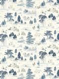 Disney Home x Sanderson Winnie Made to Measure Curtains or Roman Blind, Bonbon Blue