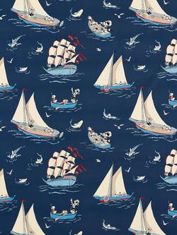 Disney Home x Sanderson Donald Duck Made to Measure Curtains or Roman Blind, Night Fishing, Night Fishing