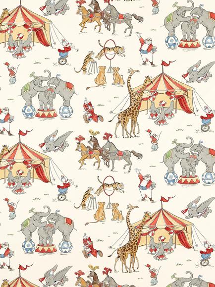 Disney Home x Sanderson Dumbo Made to Measure Curtains or Roman Blind, Multi, Multi