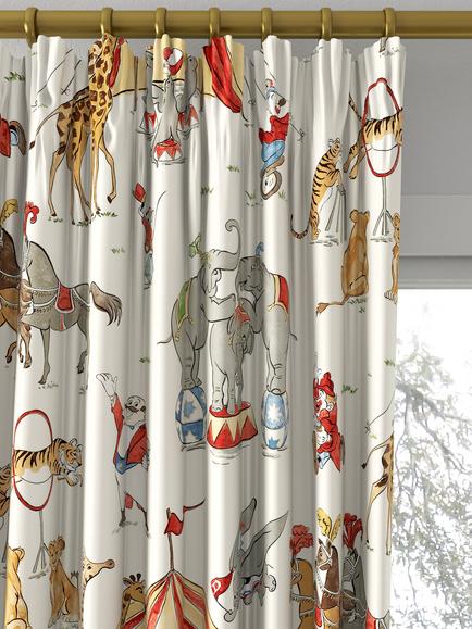 Disney Home x Sanderson Dumbo Made to Measure Curtains or Roman Blind, Multi - view 2, Multi