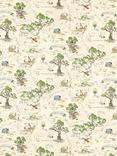 Disney Home x Sanderson Hundred Acre Wood Made to Measure Curtains or Roman Blind, Cashew