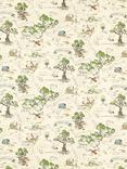 Sanderson Hundred Acre Wood Made to Measure Curtains or Roman Blind, Cashew