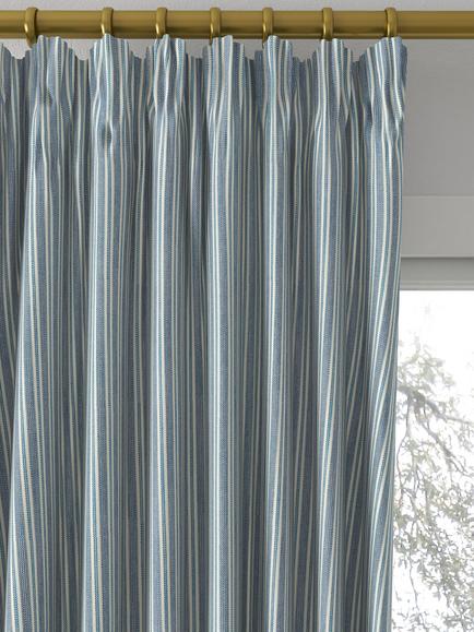 Sanderson Melford Made to Measure Curtains or Roman Blind, Chambray - view 2, Chambray