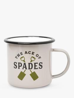 Gentlemen's Hardware Enamel Ace of Spades Mug, 500ml, Multi, Multi