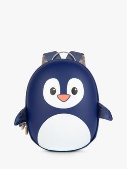 boppi Tiny Trekker Lightweight Penguin Backpack, Blue