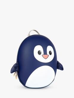 boppi Tiny Trekker Lightweight Penguin Backpack - view 2, Blue