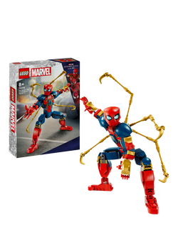 LEGO Marvel Iron Spider-Man Construction Figure Set 76298, Multi