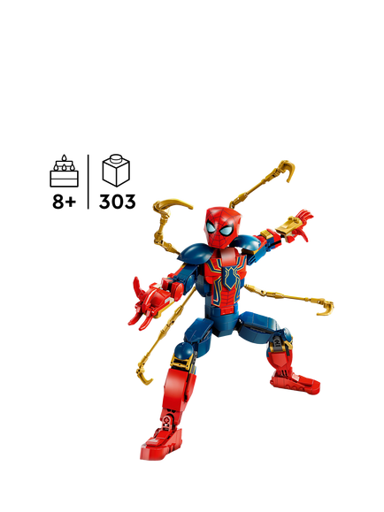 LEGO Marvel Iron Spider-Man Construction Figure Set 76298 - view 2, Multi