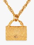 Susan Caplan Pre-Loved Chanel Quilted Bag Pendant Necklace