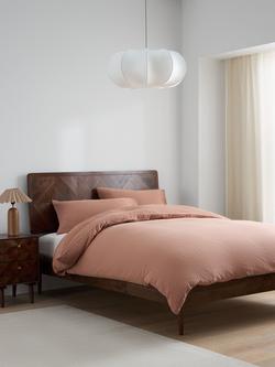 John Lewis + Swoon Franklin Bed Frame, Double, Dark Brown - view 2, Acacia