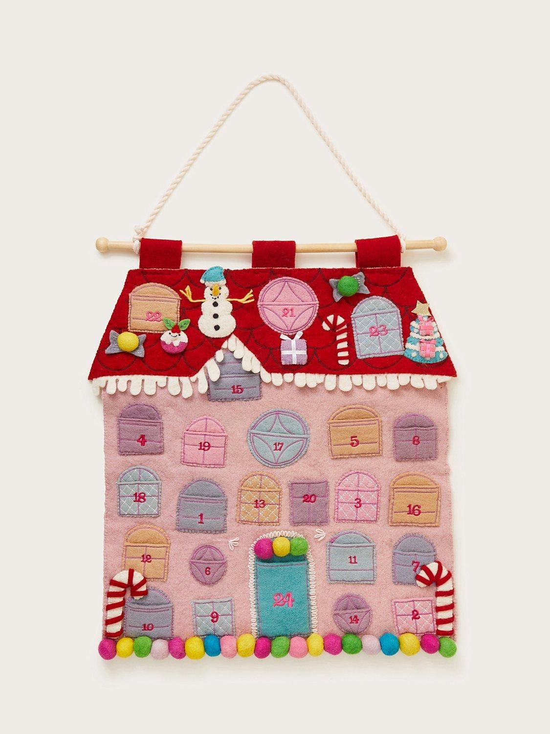 Monsoon Kids' Handmade Wool Felt Advent Calendar, Multi