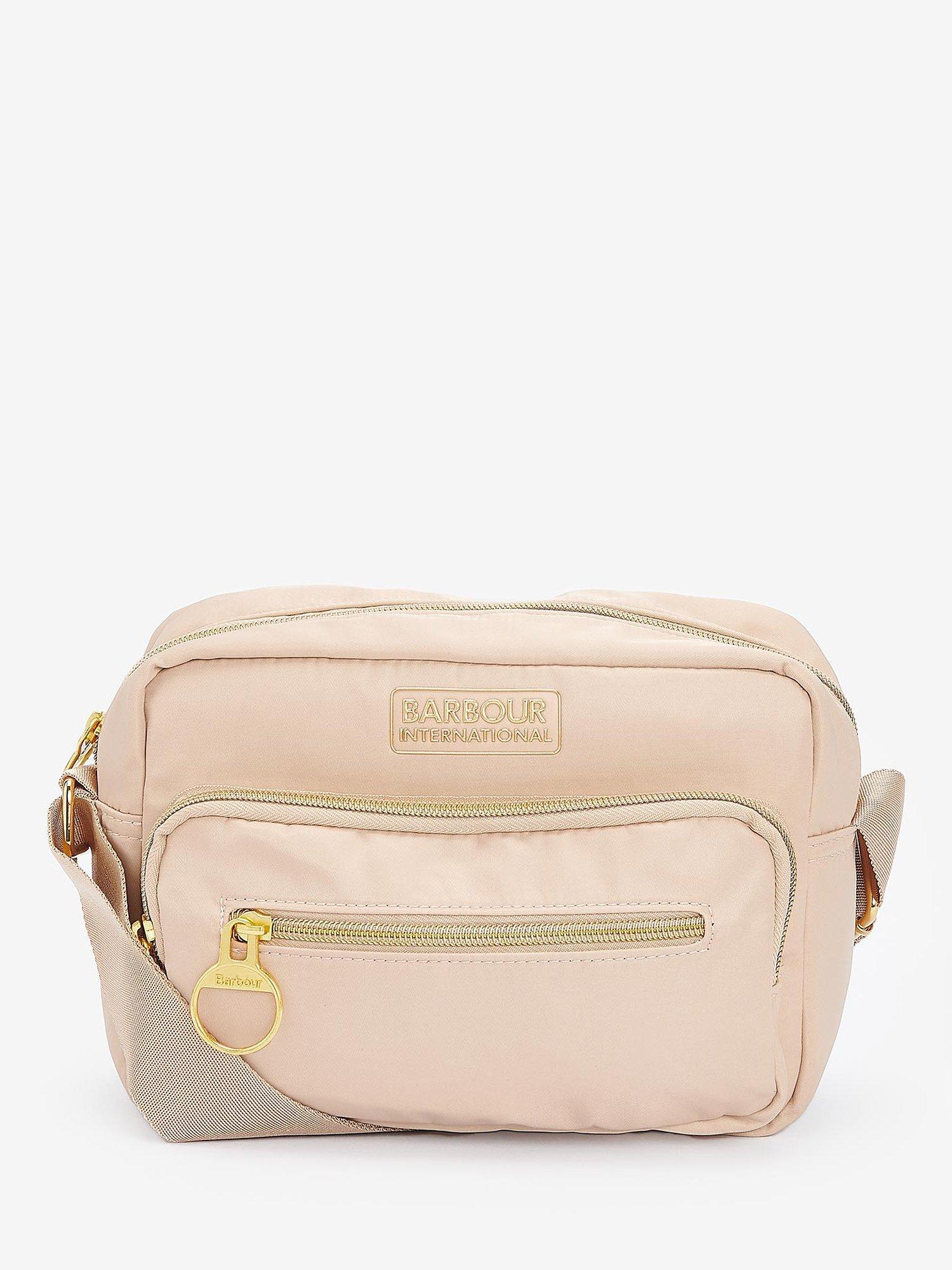 Barbour International Cross Body Bag, Beige