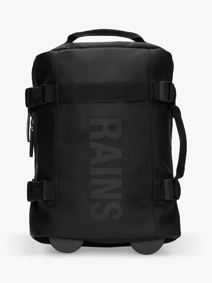 Rains Texel Soft-side 48cm 2 Wheel Cabin Suitcase, Black - view 2, Black
