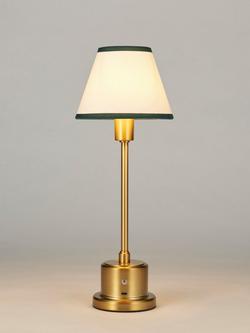 John Lewis Grainger Rechargeable Portable Table Lamp, Brass, Brass