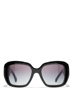 CHANEL Square Sunglasses CH5512 Black/Lilac Gradient - view 2, Black/Lilac Gradient