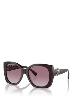 CHANEL Square Sunglasses CH5519 Red Vendome/Pink Gradient, Red Vendome
