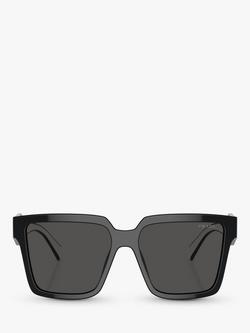 Prada PR 24ZS Women's Square Sunglasses, Black - view 2, Black